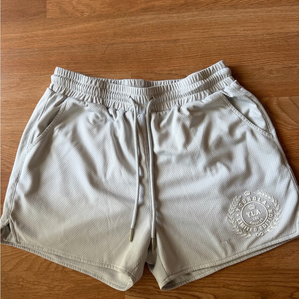 YoungLA Light Gray Women's Athletic Shorts